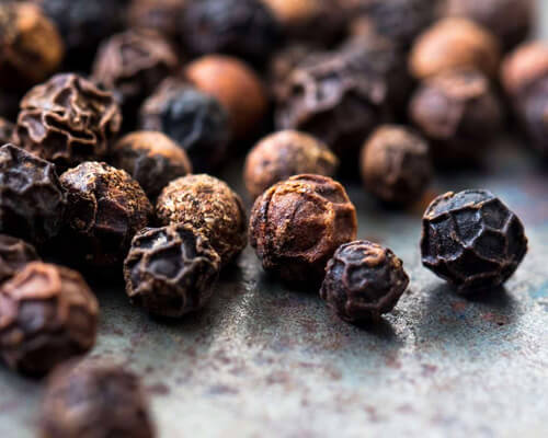 import black pepper from india